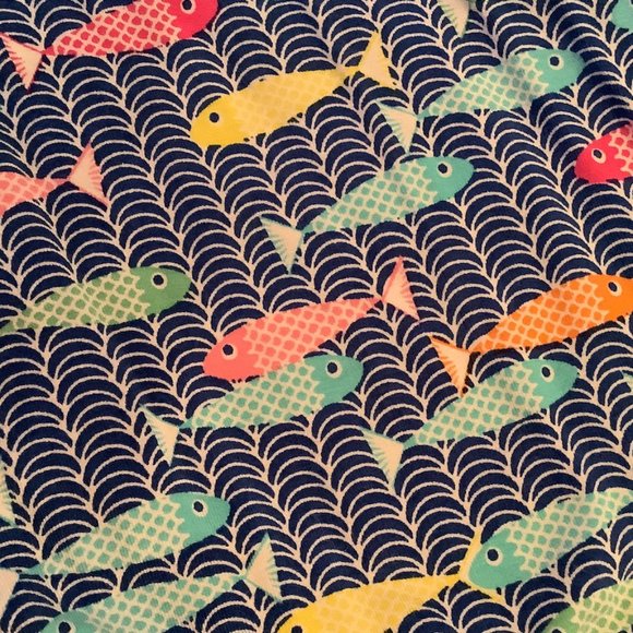 Comfy Tori Richard Fish Wide Leg Pull On Pants L - Picture 6 of 6